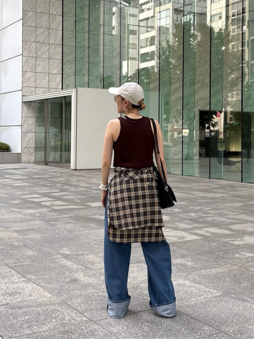 kotakiさんの「INDIVI｜タンクトップレイヤードワンピース」を使ったコーディネート
