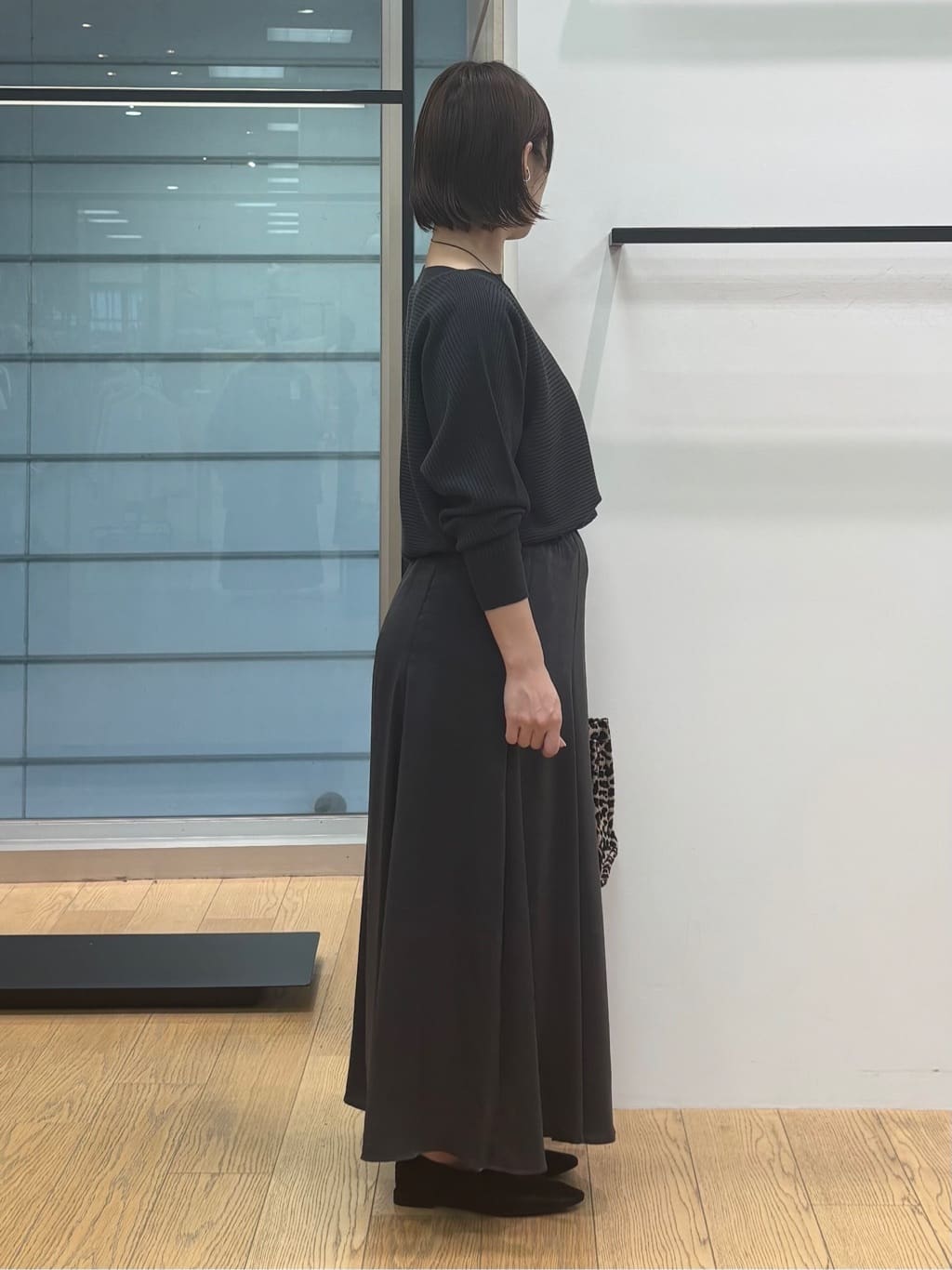 asamiさんの「INDIVI｜【洗える／体型カバー】美シルエットニット」を使ったコーディネート