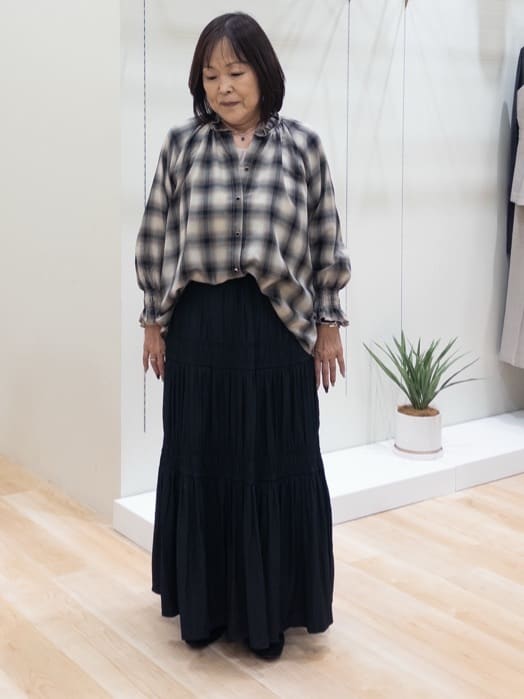 ゆみさんの「grove｜シアードッキングタンクトップ」を使ったコーディネート