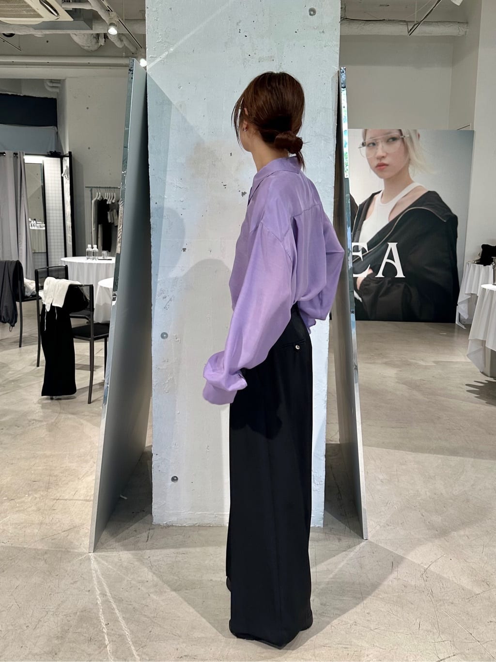 harunaさんの「CODE A｜oversize float shirts」を使ったコーディネート