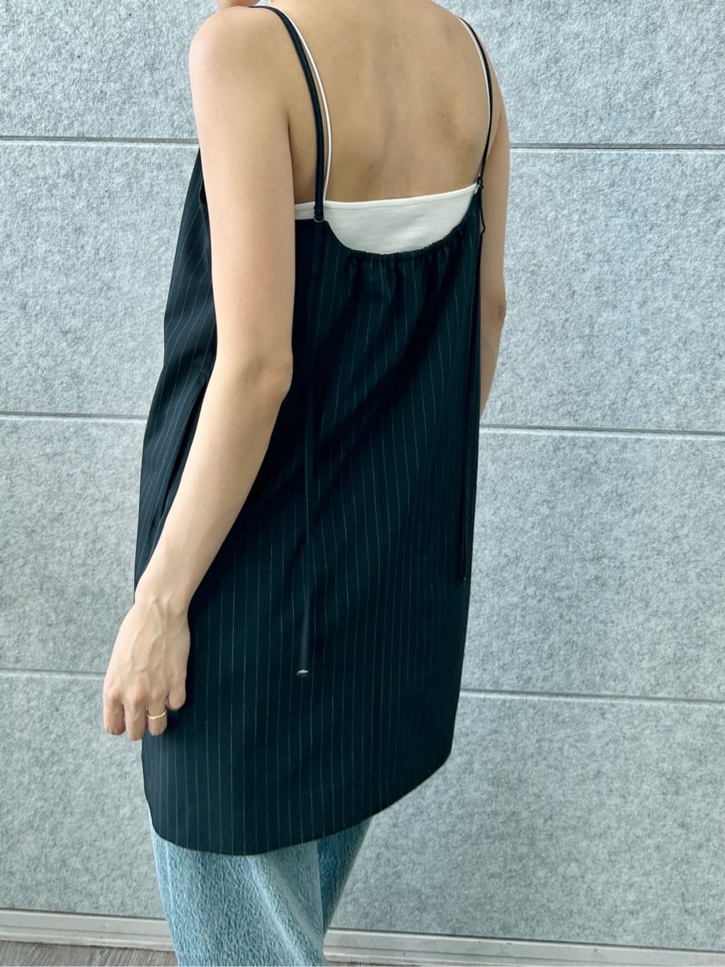harunaさんの「CODE A｜tailored mood mini dress」を使ったコーディネート