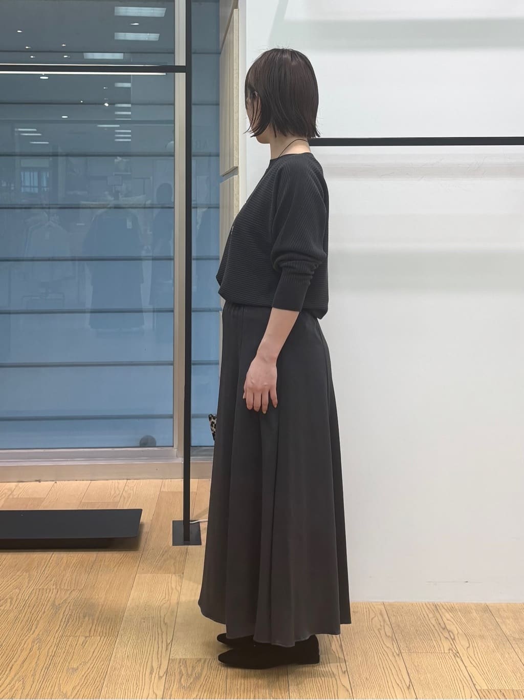 asamiさんの「INDIVI｜【洗える／体型カバー】美シルエットニット」を使ったコーディネート
