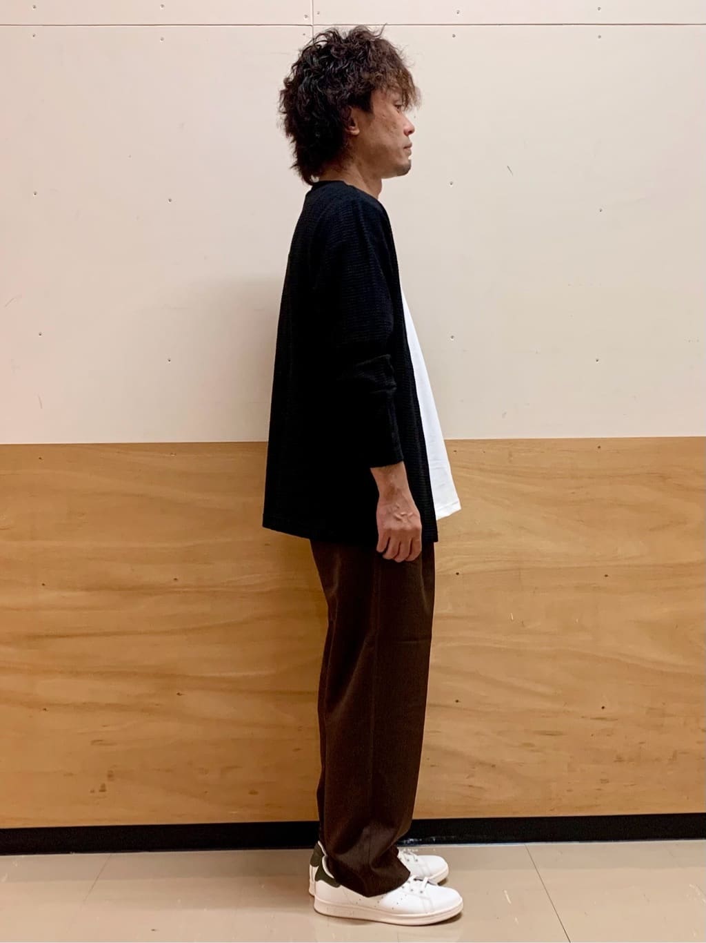 MATUさんの「THE SHOP TK｜【セットでお買い得！！】長袖カーディガン＋半袖Tシャツ　洗濯機OK/吸水速乾(Tシャツのみ)」を使ったコーディネート