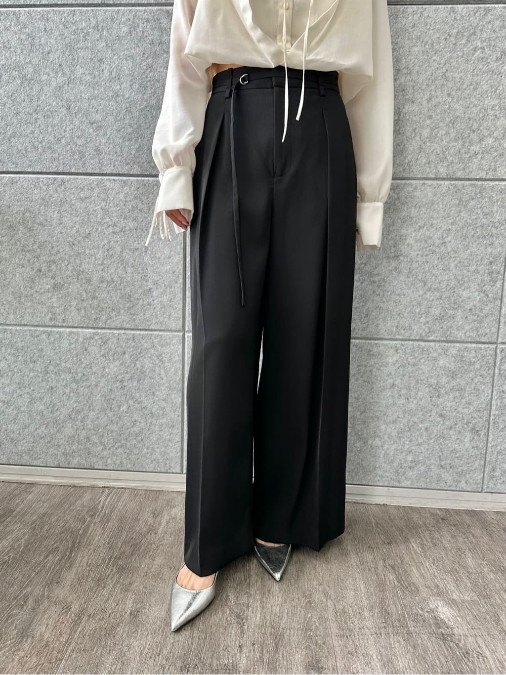 harunaさんの「CODE A｜air frame layered shirt」を使ったコーディネート