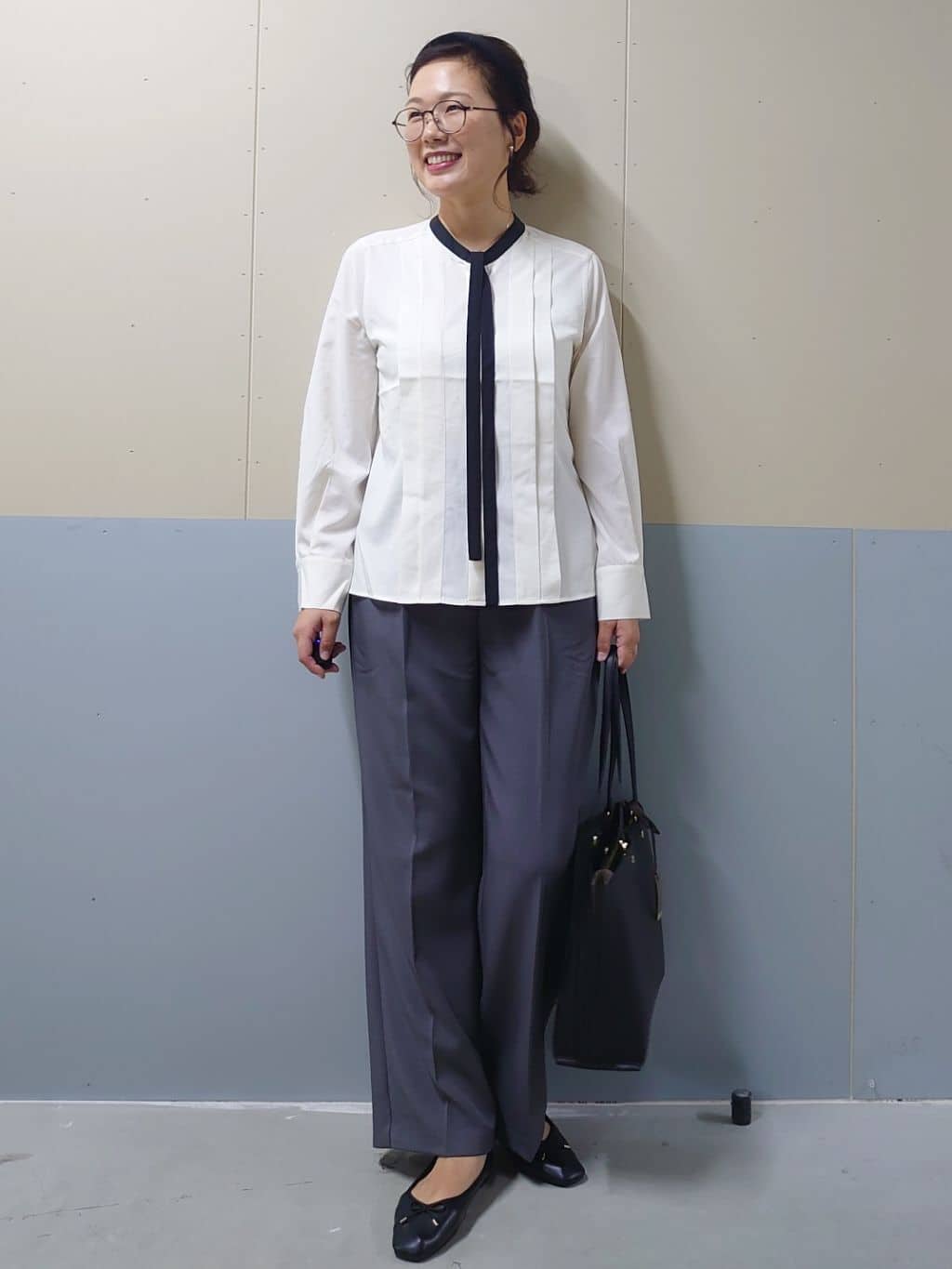 minamiさんの「OPAQUE.CLIP｜《美人百花掲載》名品フラットバレエシューズ」を使ったコーディネート