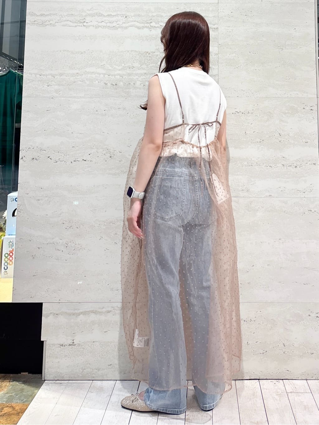 かほさんの「OPAQUE.CLIP｜《美人百花掲載》名品フラットバレエシューズ」を使ったコーディネート