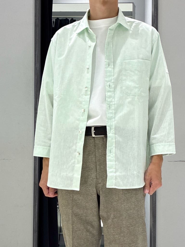 わいずみさんの「TAKEO KIKUCHI｜【抗菌防臭／5サイズ展開】ハイゲージポンチ Tシャツ」を使ったコーディネート