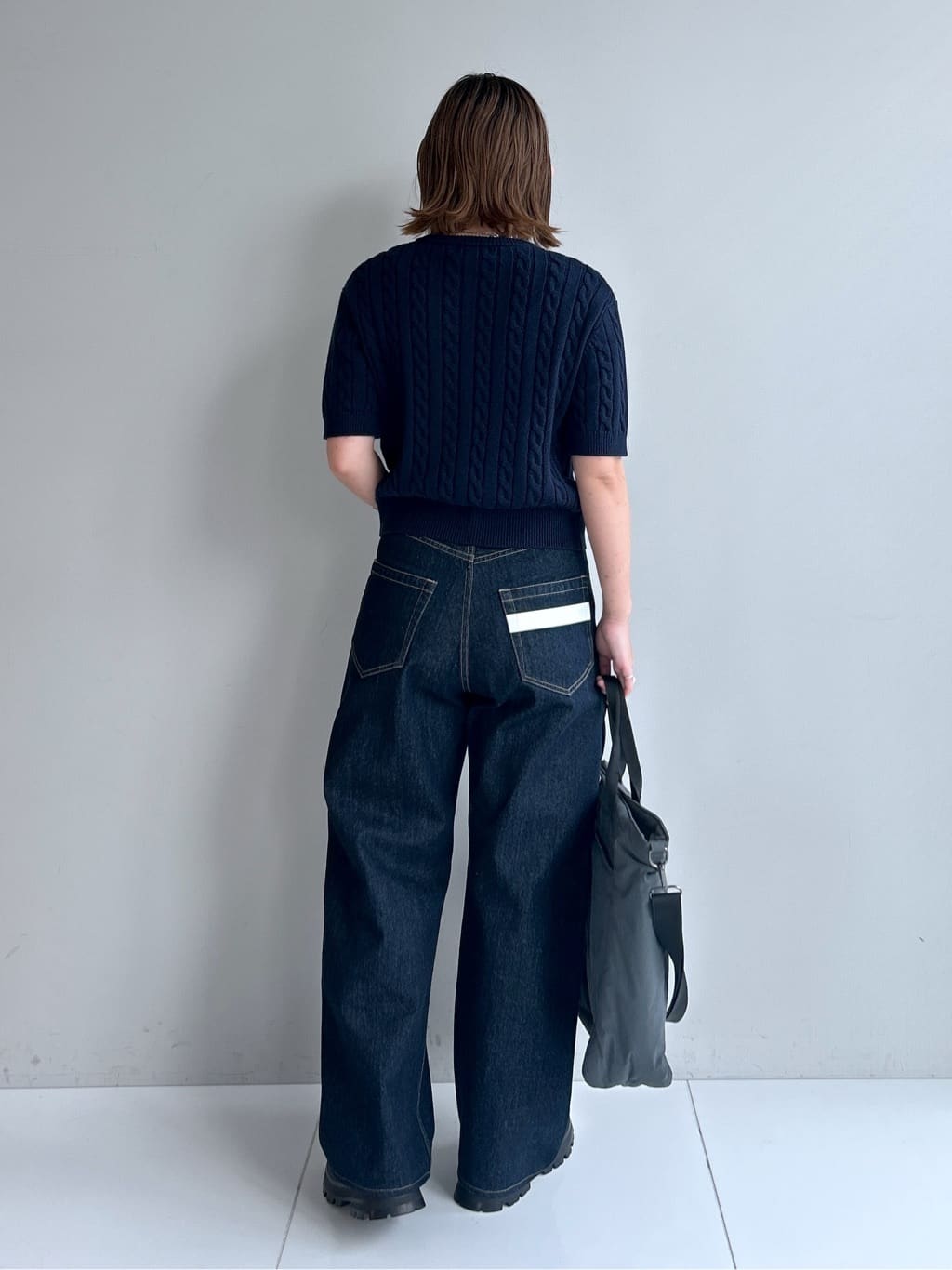 Hirokaさんの「Dessin｜ケーブルカーディガン」を使ったコーディネート