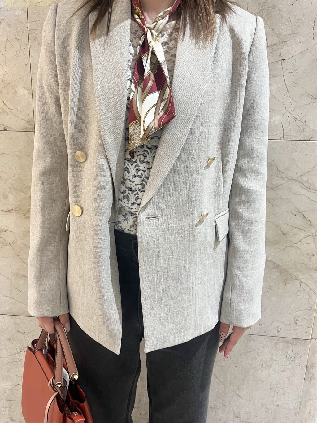 まひるさんの「index｜《丈が選べる》ストレートデニムパンツ【洗濯機洗い可】」を使ったコーディネート