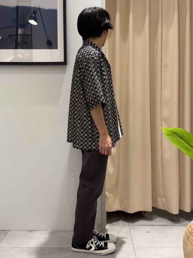 はさんの「THE SHOP TK｜クラフトレース半袖シャツ 【洗濯機OK】」を使ったコーディネート