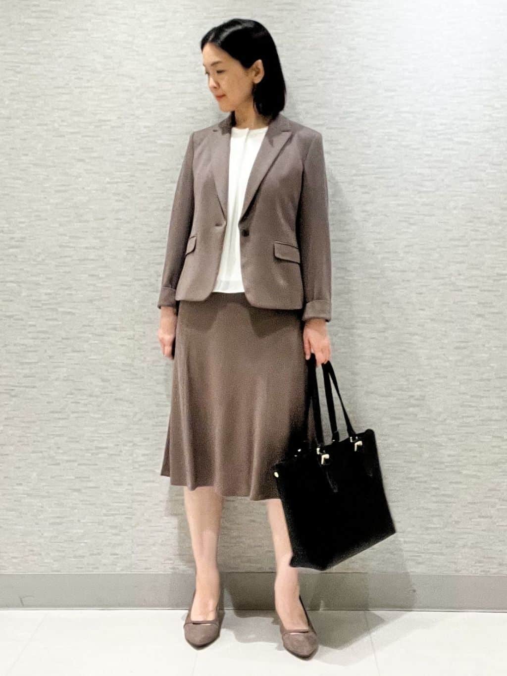 marikoさんの「Reflect｜【SS-4Lサイズ】匠ジャケット／ベーシックテーラード／WEB先行カラーあり」を使ったコーディネート