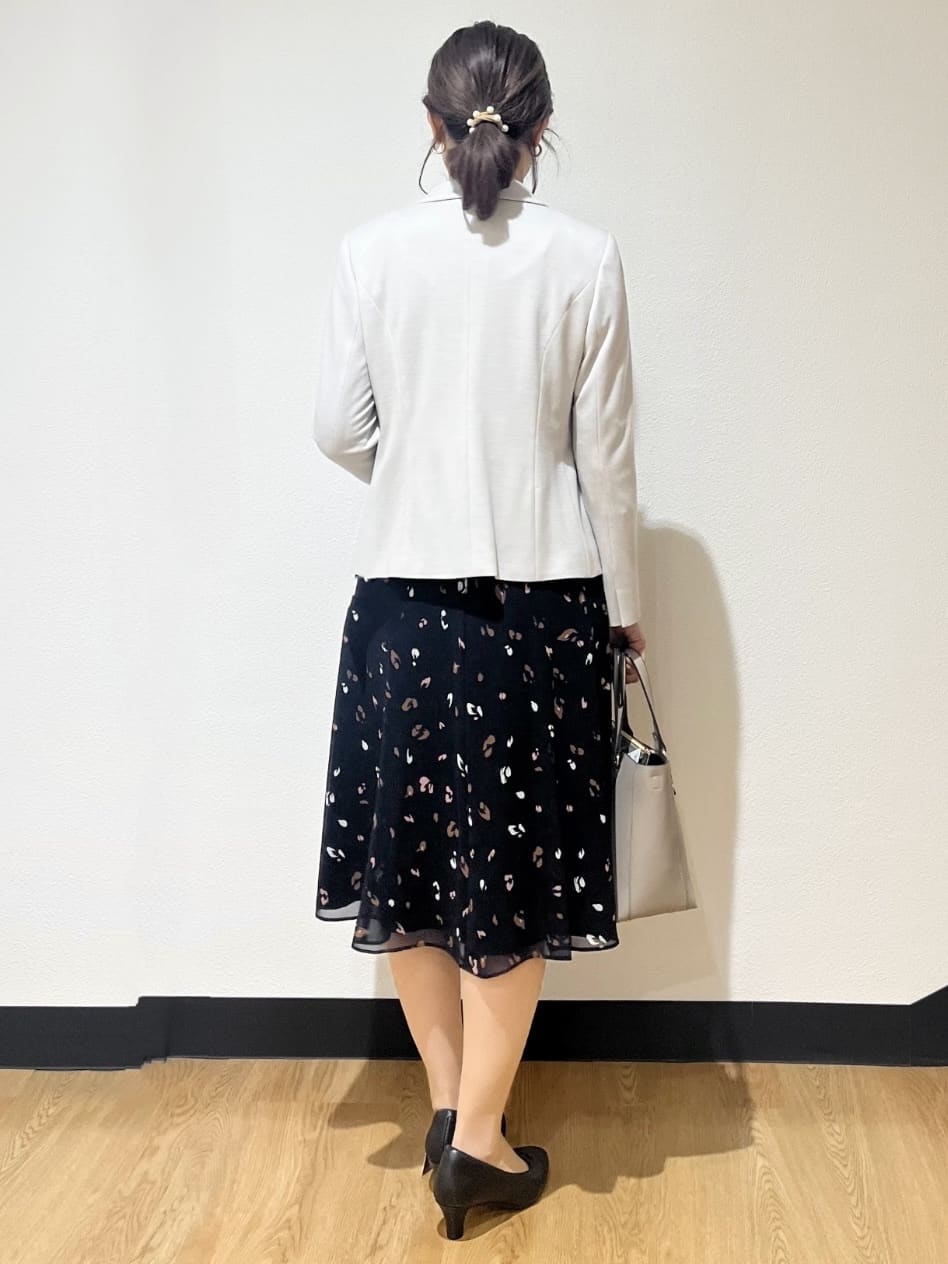 ayaさんの「Reflect｜【ウエストリボン付き】フレアプリントワンピース」を使ったコーディネート