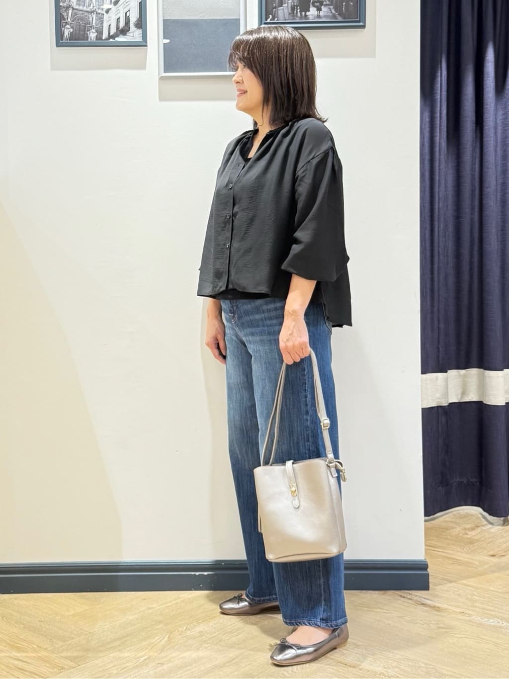 Lilyさんの「grove｜2WAYスクエアネックタンク」を使ったコーディネート