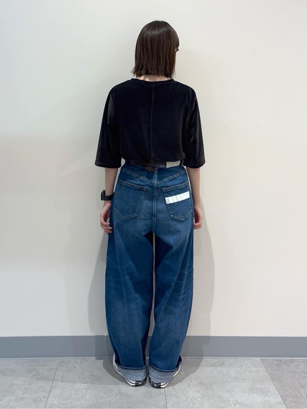 risaさんの「Dessin｜【洗える】シアーベロアトップス」を使ったコーディネート
