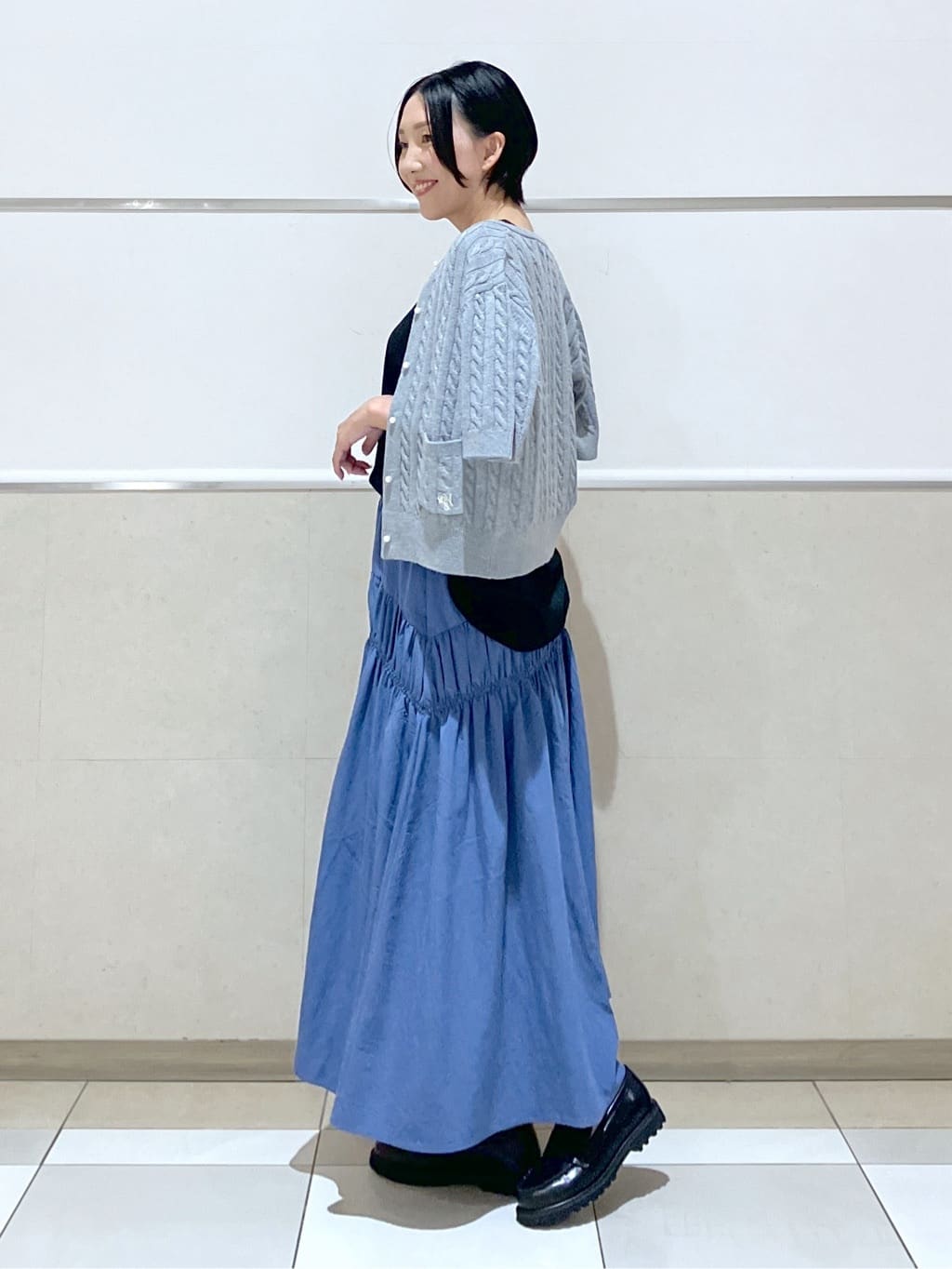 eriko さんの「Dessin｜ケーブルカーディガン」を使ったコーディネート