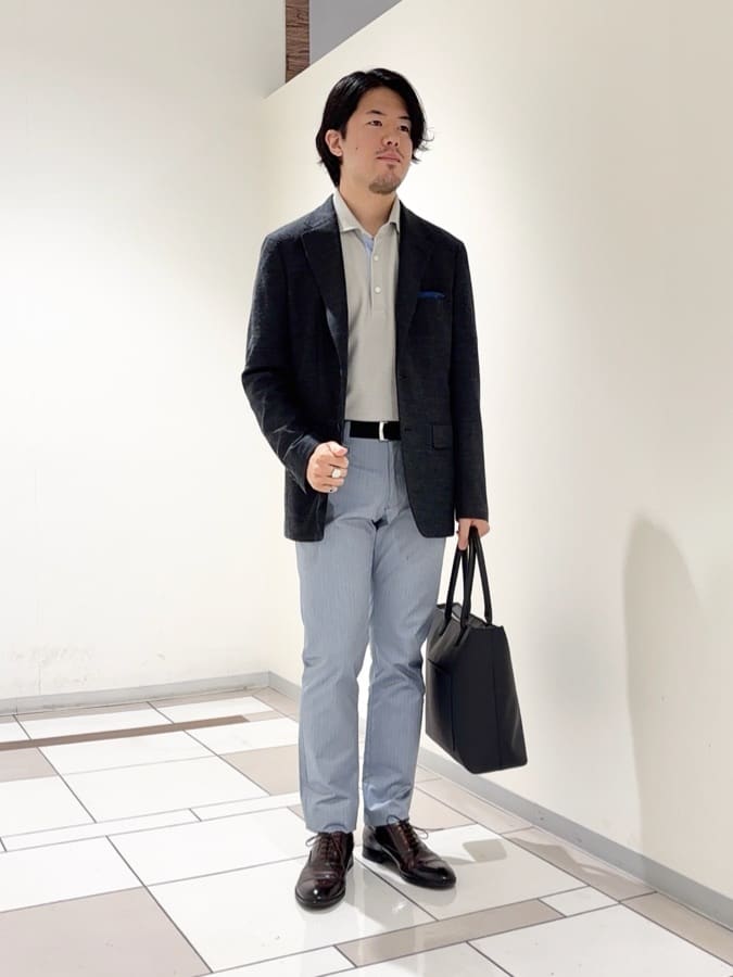 及川さんの「TAKEO KIKUCHI｜【Sサイズ～】ラッセルメッシュ ジャケット」を使ったコーディネート