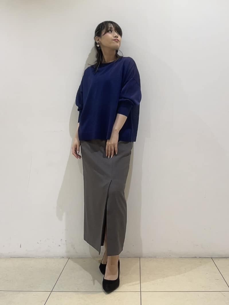 watanabeさんの「UNTITLED｜【前後2WAY/アンサンブル可/ゆったり】シアーカーディガン」を使ったコーディネート