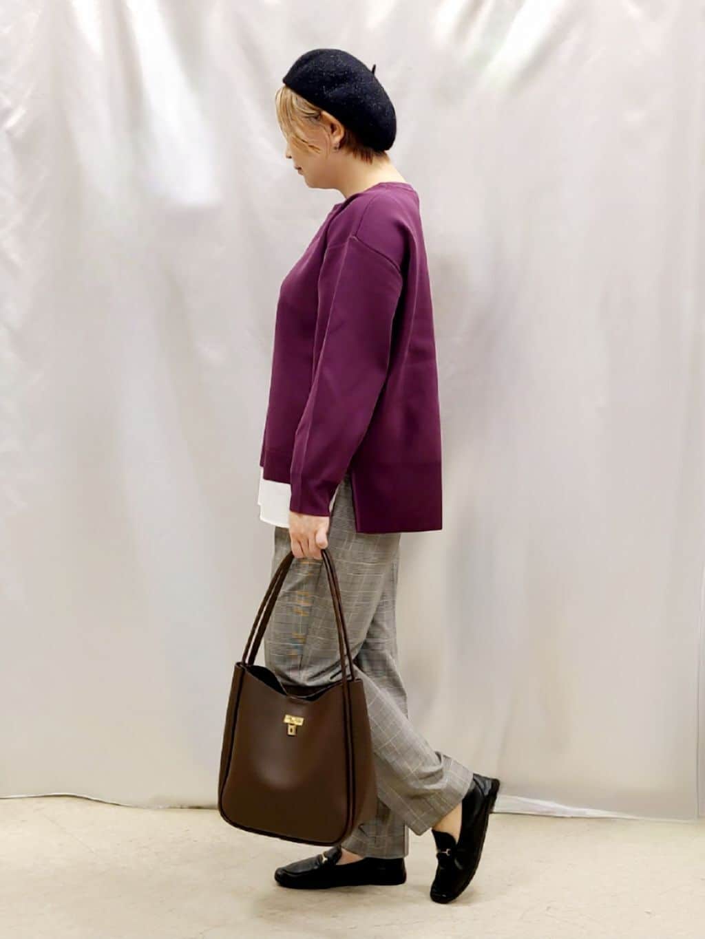 Chiiさんの「SHOO･LA･RUE｜【高レビュー/SS-LL/美脚シルエット】すっきりきれい見え テーパードパンツ」を使ったコーディネート