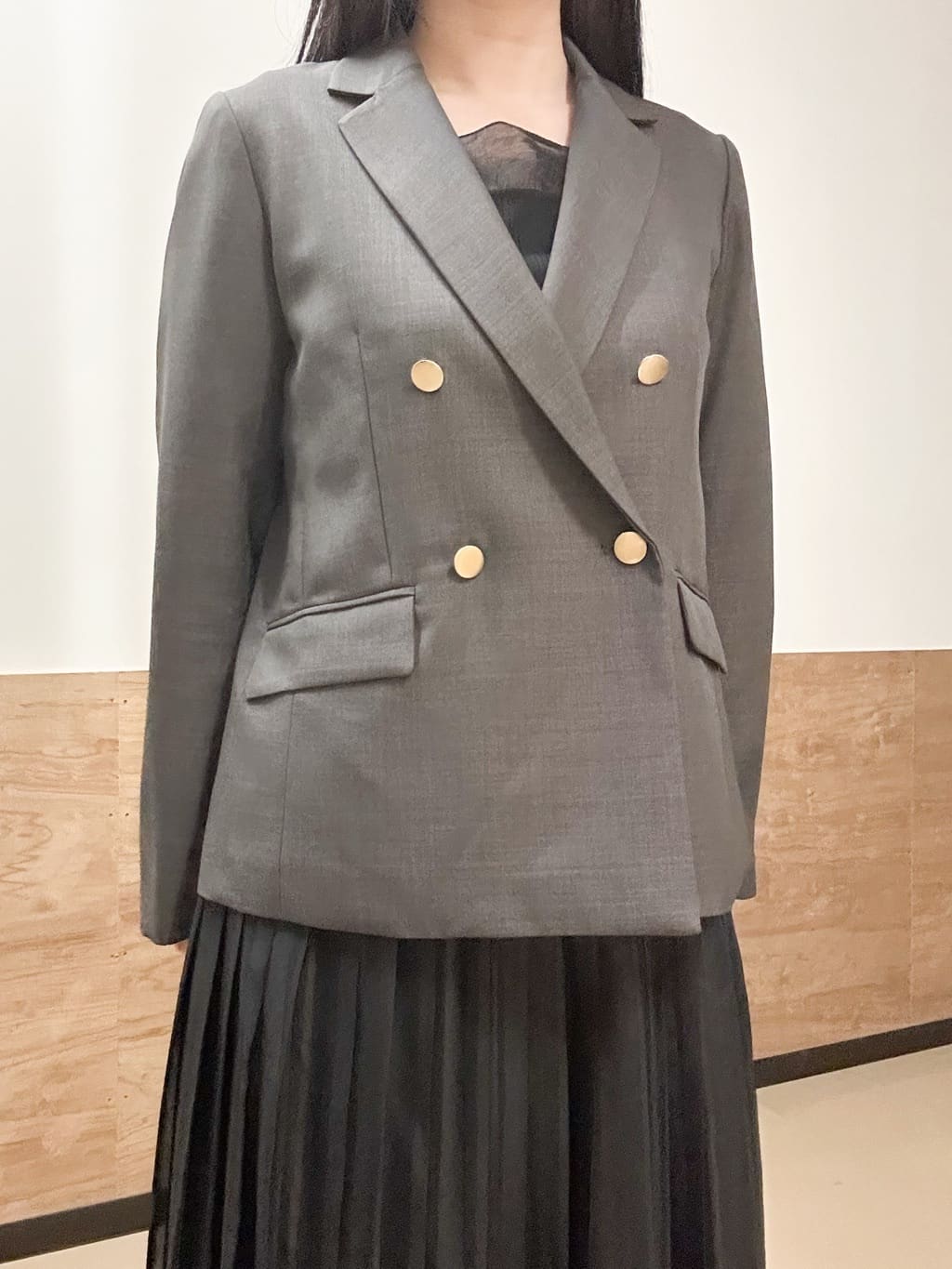 すーさんの「grove｜【カセット服】ダブルブレストテーラードジャケット」を使ったコーディネート