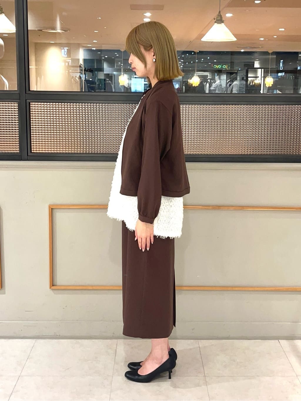 kumiさんの「INDIVI｜【インナーとしても活躍！】フリンジジャカードチュニック」を使ったコーディネート