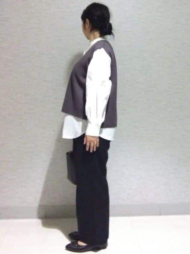 sakoさんの「Reflect｜【すっきりシルエット】ワイドクロップドパンツ」を使ったコーディネート