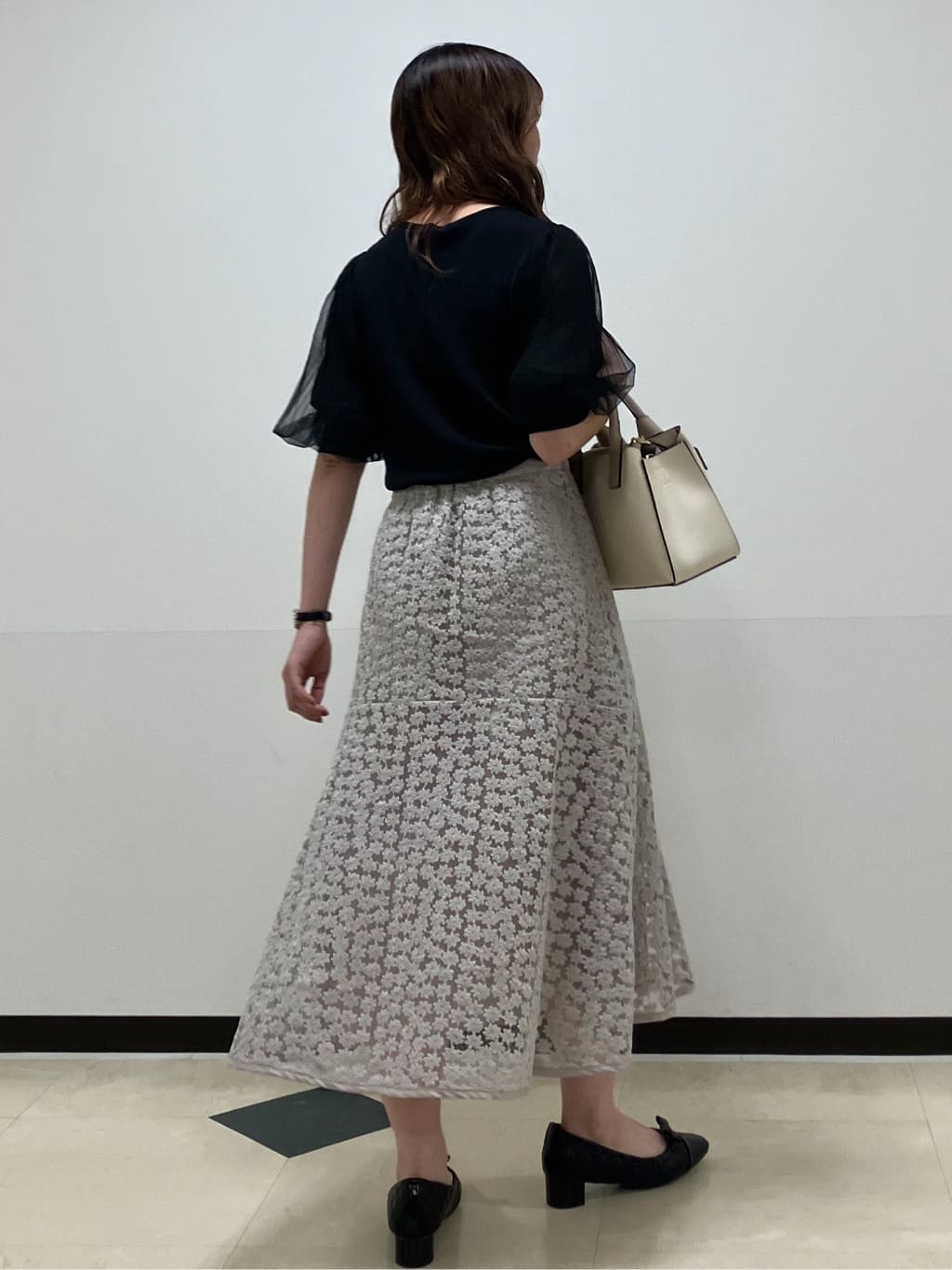 MAYUKIさんの「index｜《5色展開》マジョリカプリーツスリーブニット【洗濯機洗い可】」を使ったコーディネート