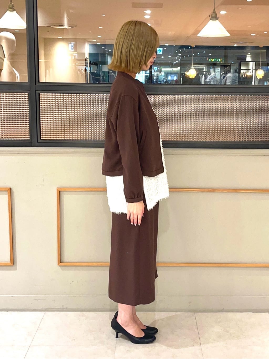 kumiさんの「INDIVI｜【インナーとしても活躍！】フリンジジャカードチュニック」を使ったコーディネート