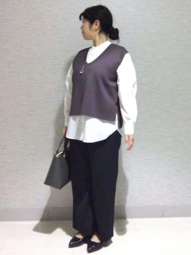 sakoさんの「Reflect｜【すっきりシルエット】ワイドクロップドパンツ」を使ったコーディネート