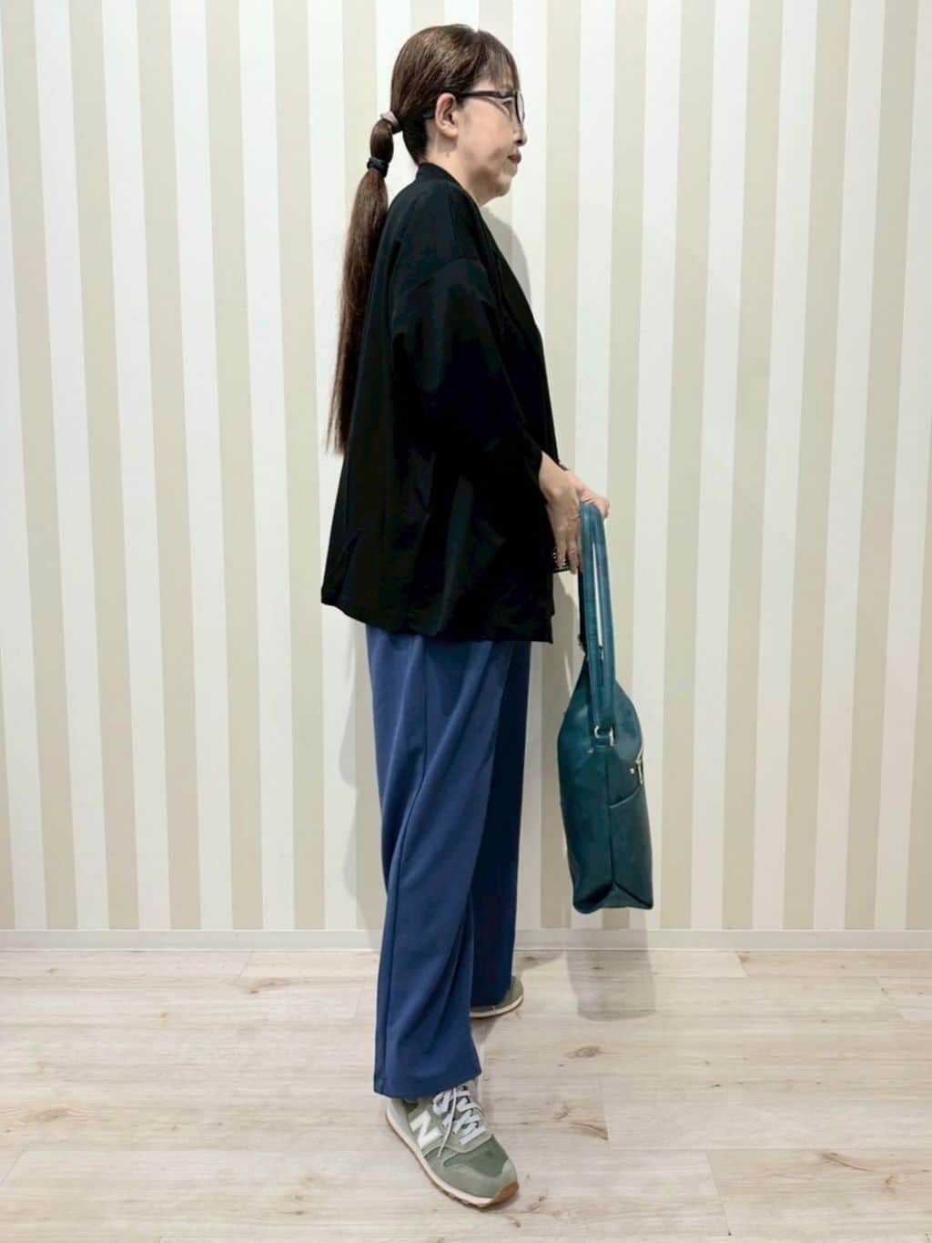 nonaさんの「SHOO･LA･RUE｜【S-LL/ひんやり】さらっとしたタッチが心地よい ダブルブレストジャケット」を使ったコーディネート