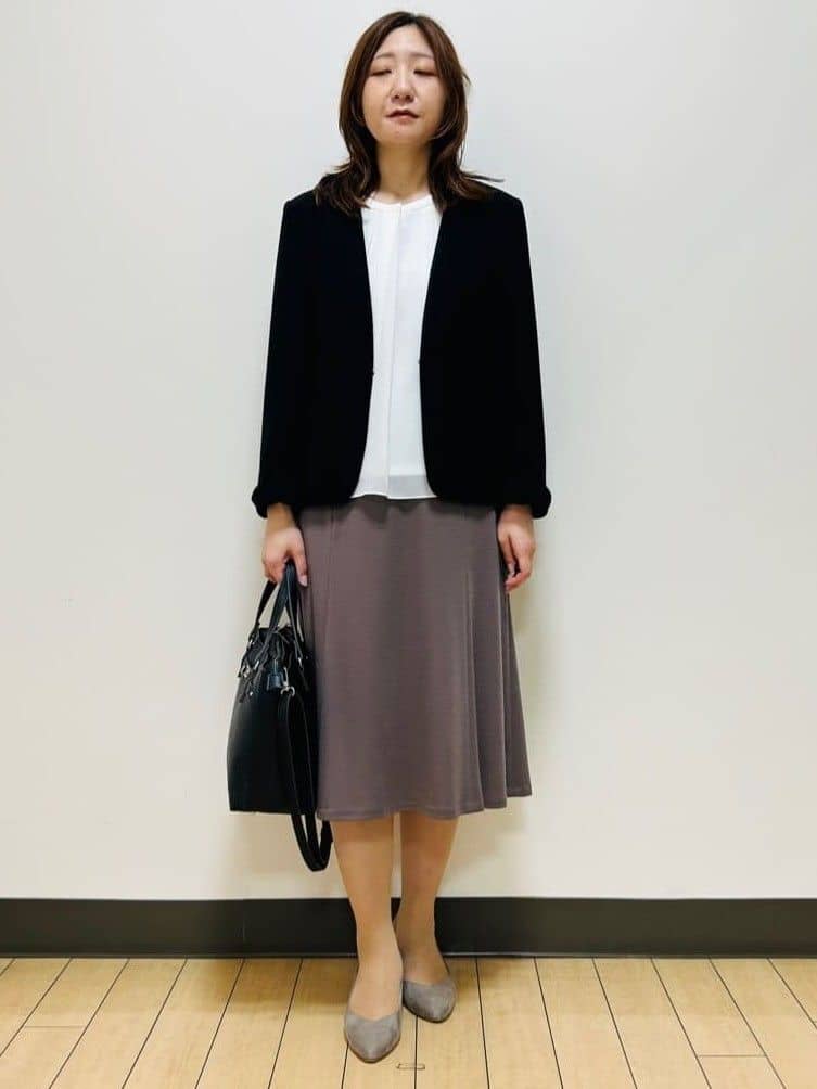 miiiさんの「Reflect｜【SS-4Lサイズ】匠ソフトフレアスカート」を使ったコーディネート
