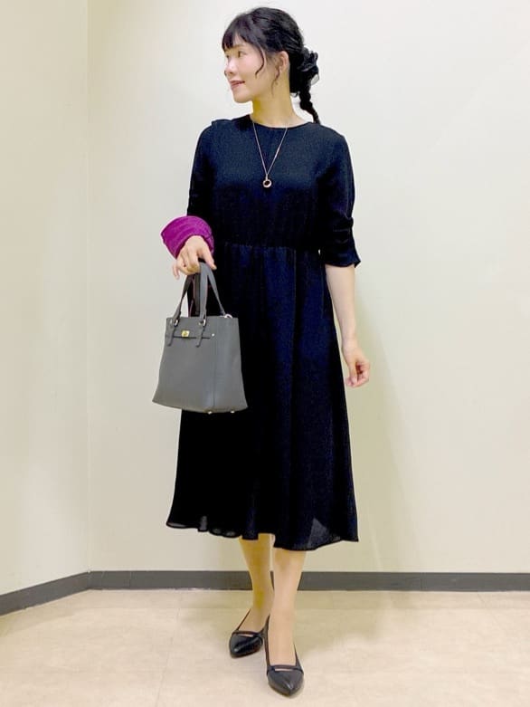  beni_gingerさんの「Reflect｜【WEB先行カラーあり／手洗い可／アンサンブル可】バイカラーカーディガン」を使ったコーディネート