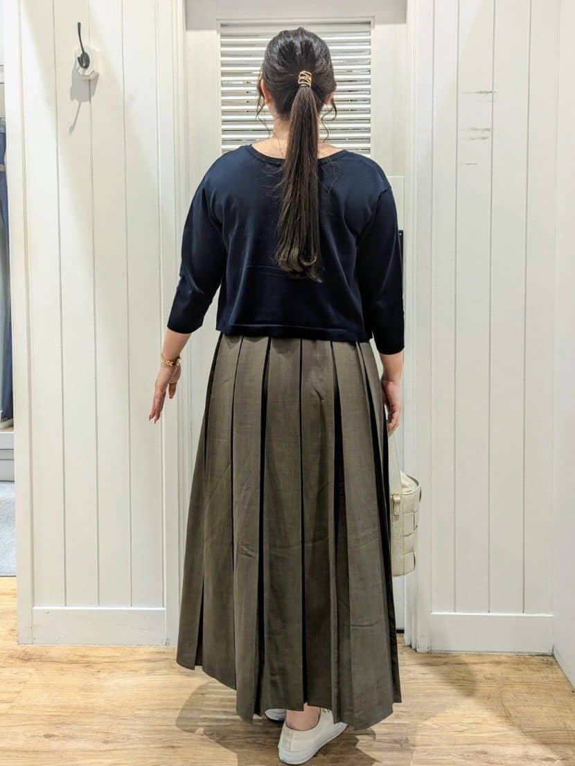 ayakaさんの「Dessin｜【2点セット・洗える】2WAYカーディガン＆キャミソールアンサンブル」を使ったコーディネート