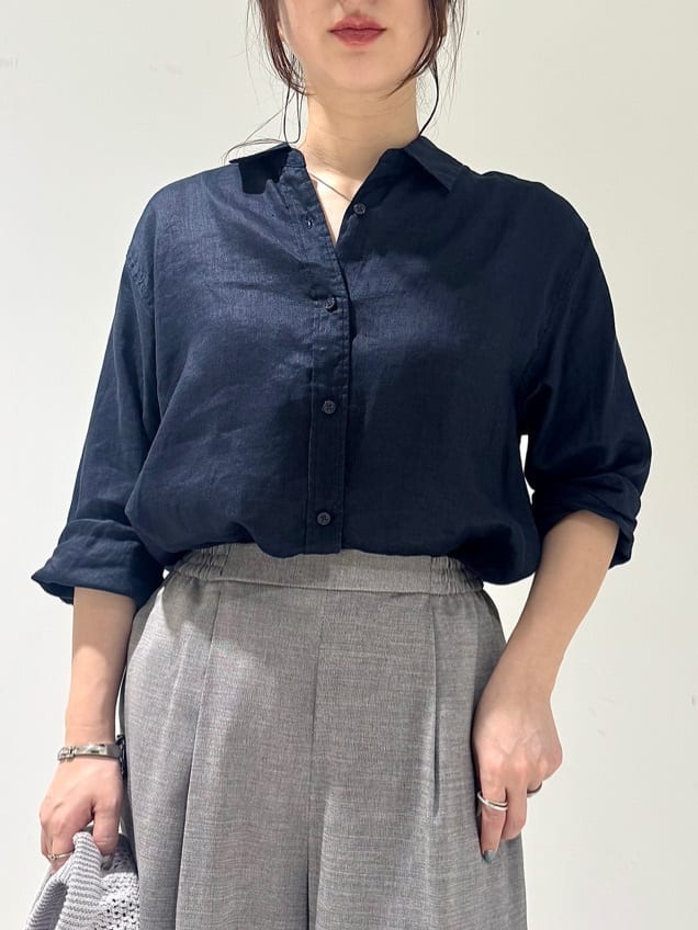 そんさんの「INDIVI｜【洗える／清涼感◎】ワイドフレアパンツ／スカーチョ」を使ったコーディネート