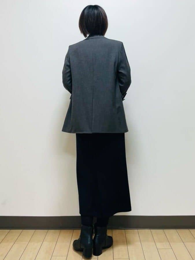 Riiさんの「Reflect｜【キレイめスタイル／通勤におすすめ◎】ボウタイシャンブレーカラーブラウス」を使ったコーディネート