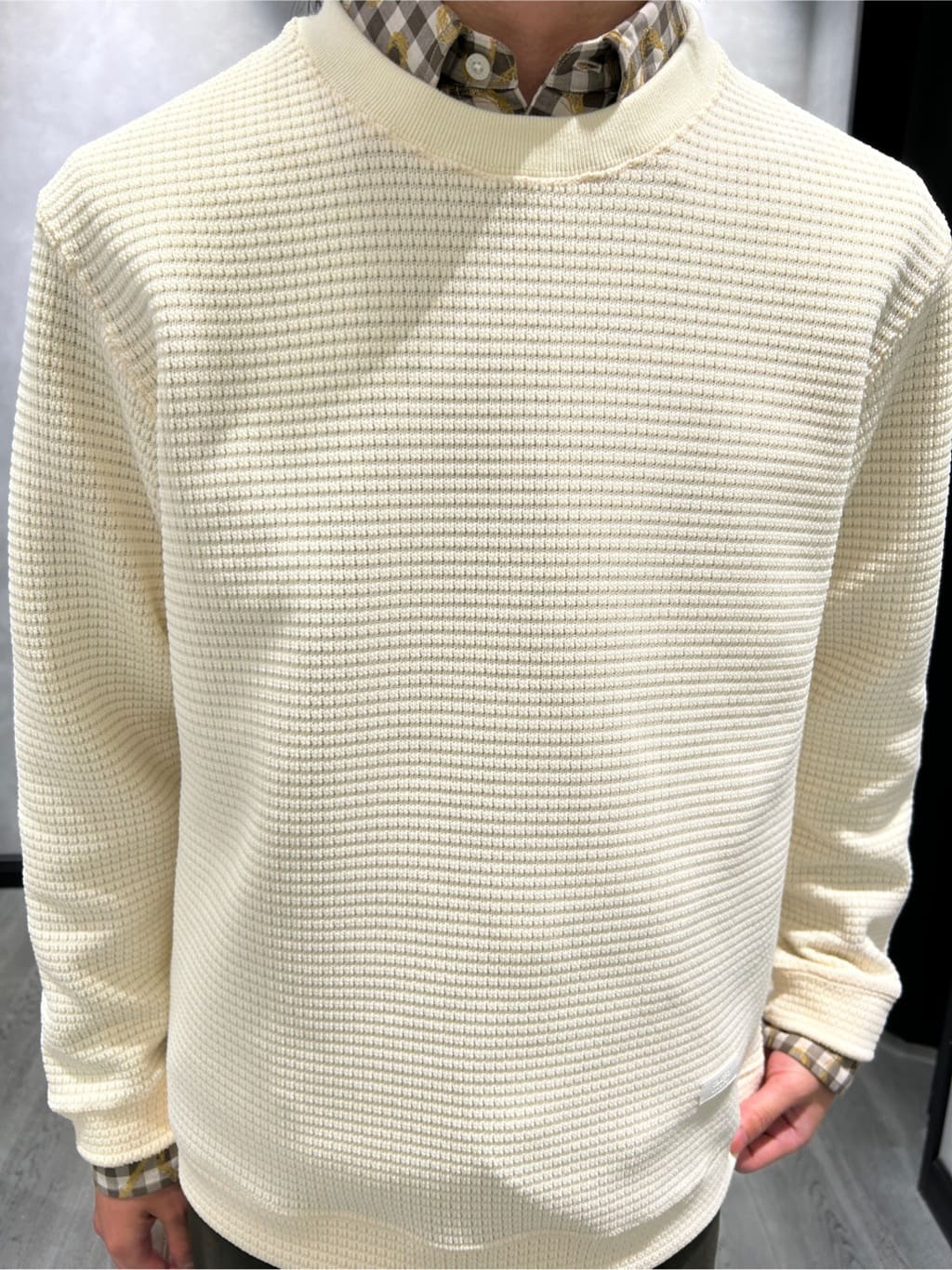 ruiさんの「TAKEO KIKUCHI｜ニットライク プルオーバー」を使ったコーディネート