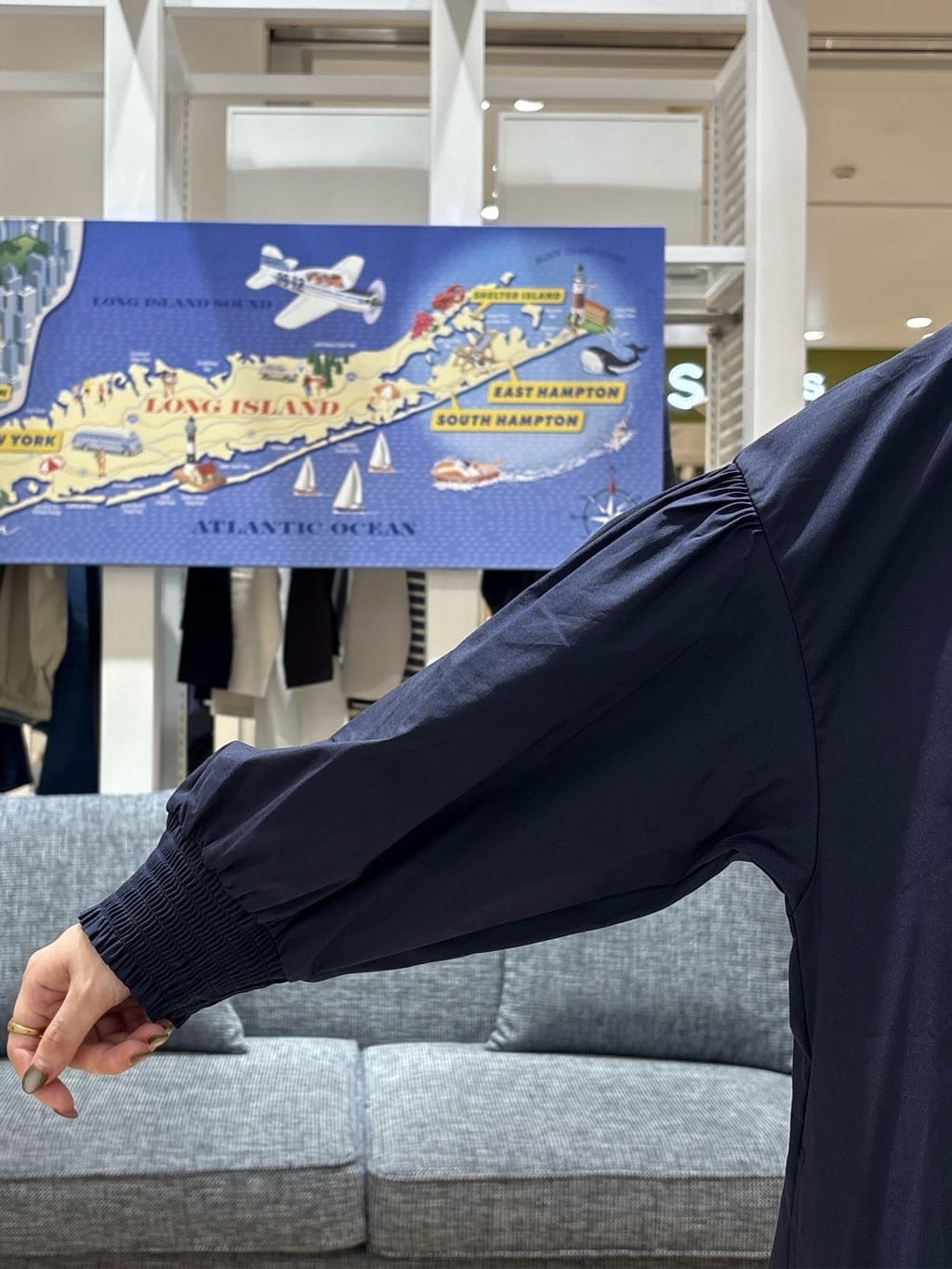 risaさんの「Dessin｜【洗える】ラグランスリーブチュニックシャツ」を使ったコーディネート