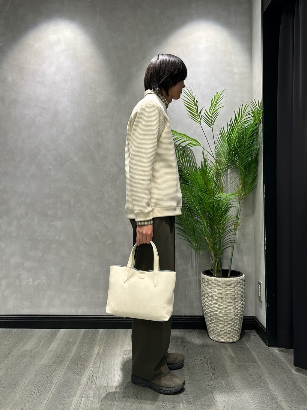 ruiさんの「TAKEO KIKUCHI｜ニットライク プルオーバー」を使ったコーディネート