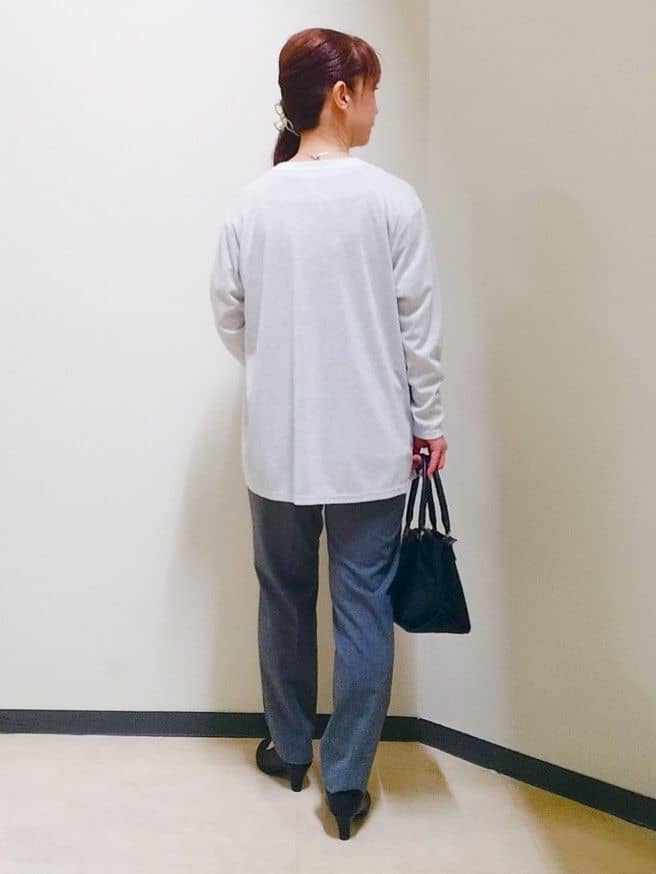 花さんの「Reflect｜【選べる7色◎／手洗い可／二の腕カバー】半袖ニット」を使ったコーディネート
