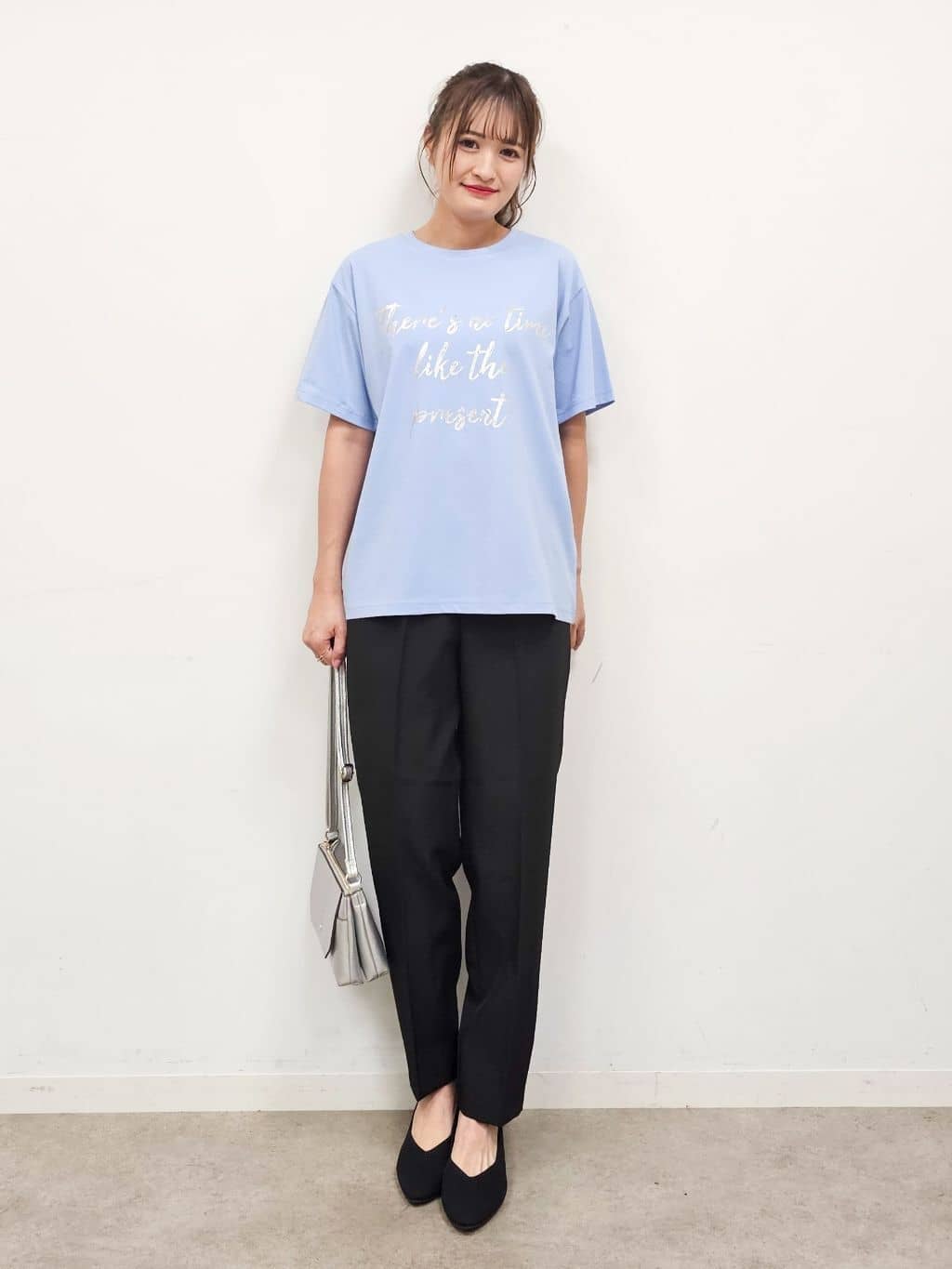 ゆゆさんの「SHOO･LA･RUE｜【S-LL/ひんやり/UV】選べる6柄でそれぞれ欲しくなる プリントTシャツ」を使ったコーディネート