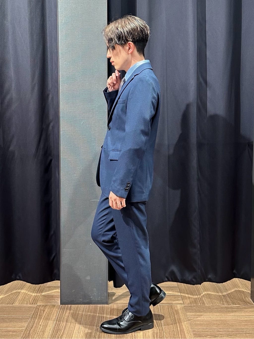 tomoyaさんの「THE SHOP TK｜バーズアイジャケット 【洗濯機OK/セットアップ可】」を使ったコーディネート