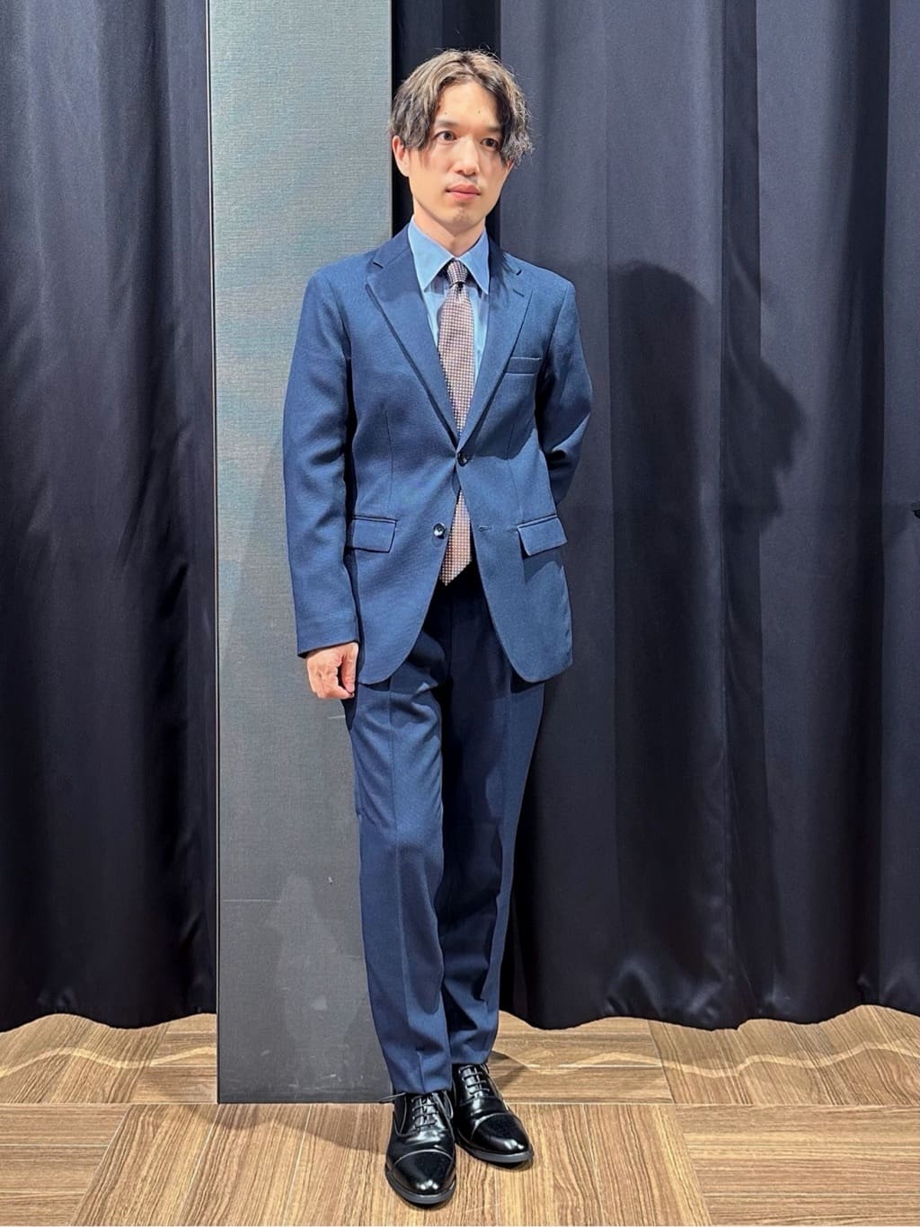 tomoyaさんの「THE SHOP TK｜バーズアイジャケット 【洗濯機OK/セットアップ可】」を使ったコーディネート