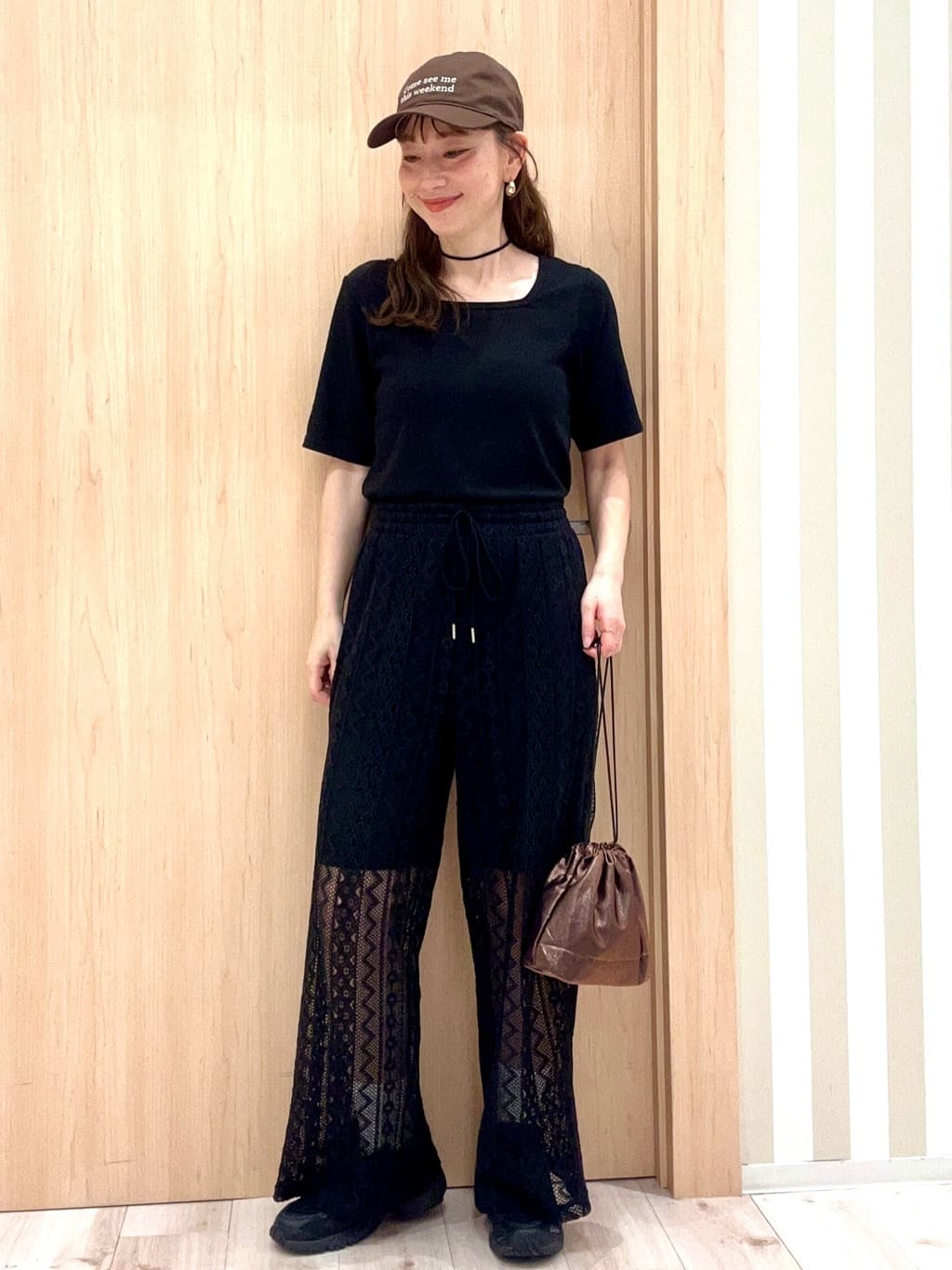 ririさんの「SHOO･LA･RUE｜【S-LL/ひんやり】さらっとしたタッチが心地よい ダブルブレストジャケット」を使ったコーディネート