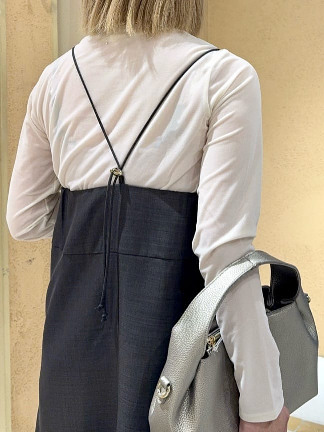 さち。さんの「grove｜【カセット服】洗えるAラインキャミワンピース」を使ったコーディネート