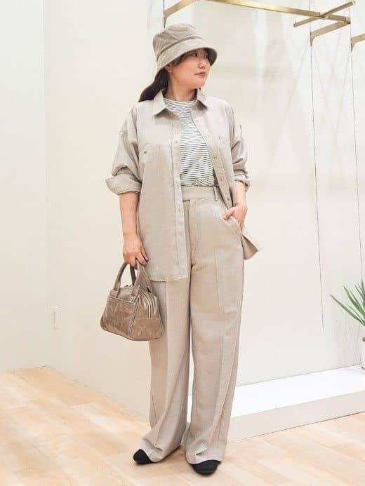ふるさんの「grove｜【カセット服】ダブルブレストテーラードジャケット」を使ったコーディネート