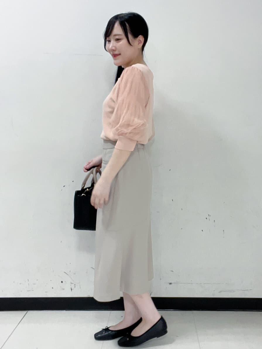 Hitomiさんの「index｜《5色展開》マジョリカプリーツスリーブニット【洗濯機洗い可】」を使ったコーディネート