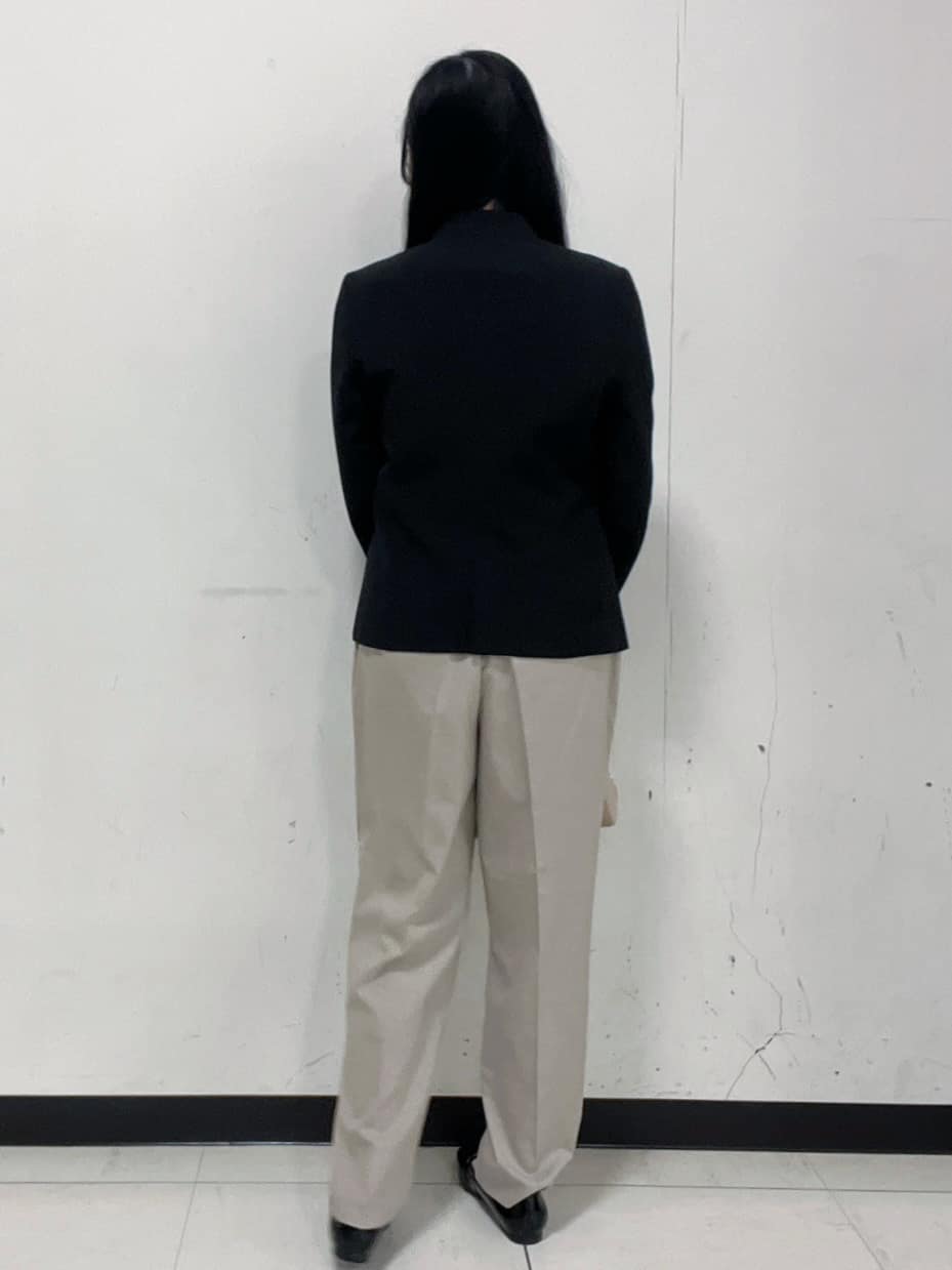 Hitomiさんの「index｜ストレッチノーカラージャケット／セットアップ対応【洗濯機洗い可／イージーアイロン／防シワ】」を使ったコーディネート