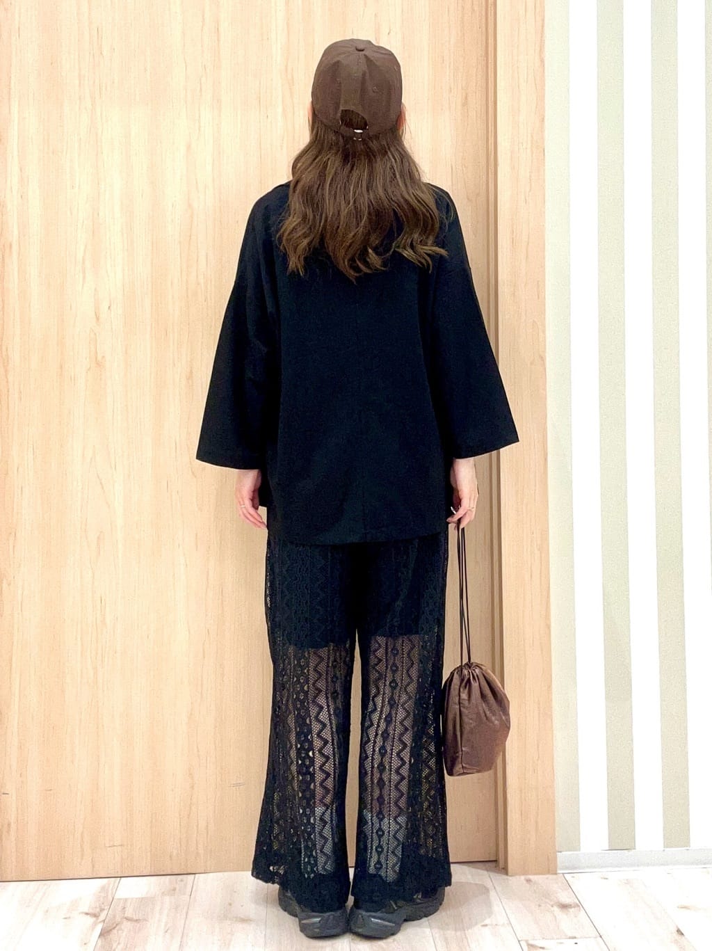 ririさんの「SHOO･LA･RUE｜【S-LL/ひんやり】さらっとしたタッチが心地よい ダブルブレストジャケット」を使ったコーディネート