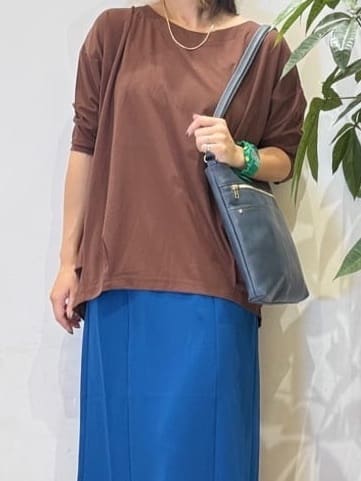 misakiさんの「SHOO･LA･RUE｜【7分袖】裾タックデザインカットソー」を使ったコーディネート