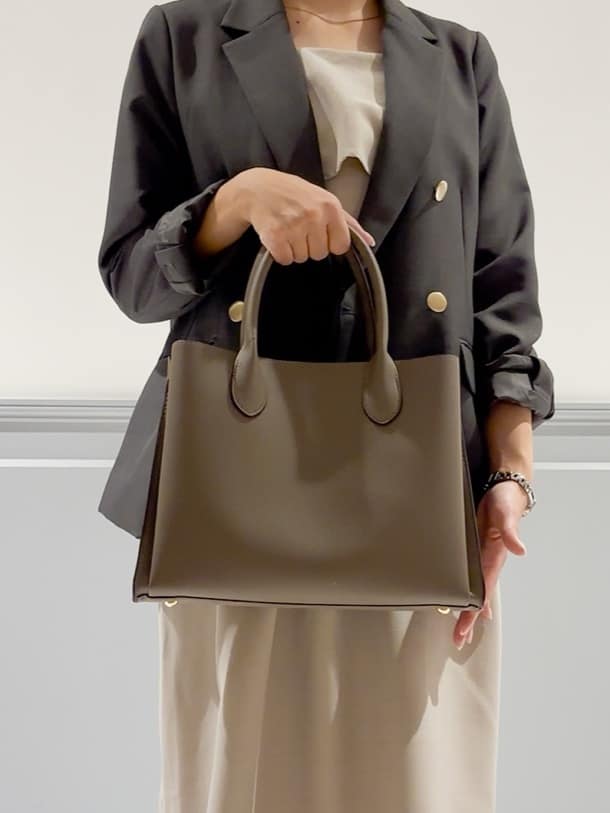 chihaさんの「grove｜【カセット服】ダブルブレストテーラードジャケット」を使ったコーディネート