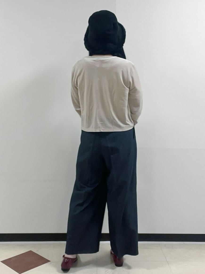 Hitomiさんの「index｜ベルト付きストレッチワイドパンツ【洗濯機洗い可】」を使ったコーディネート